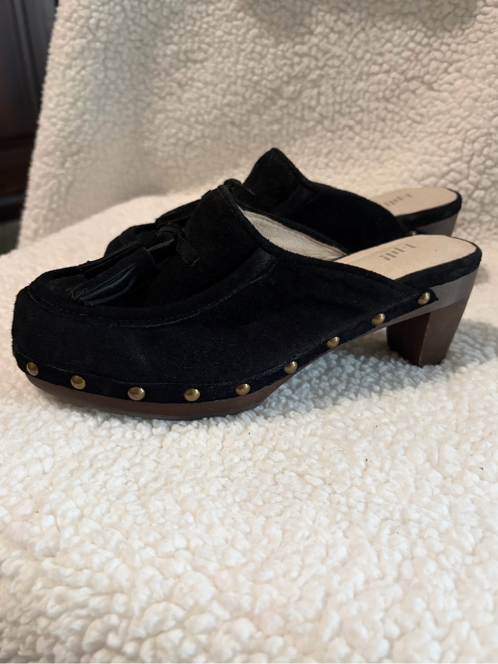 J Jill tassel loafer clogs size 6